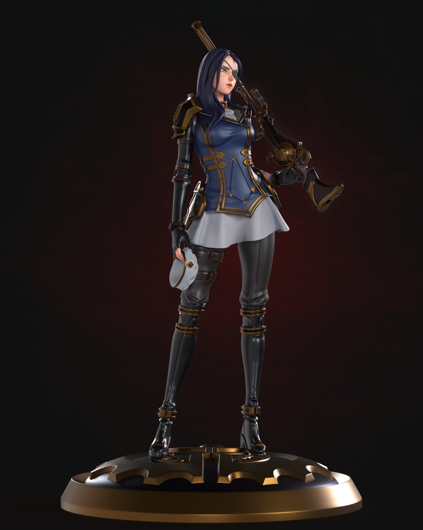 3449 Caitlyn Arcane - League of Legends - STL 3D Print Files