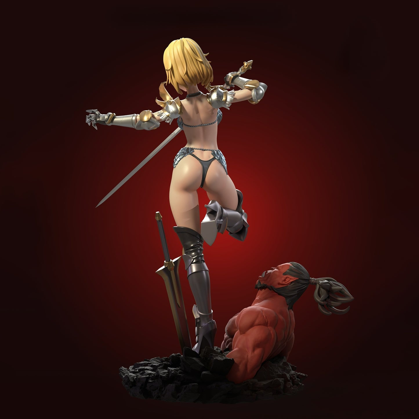 3805 Cha Hae-In NSFW - Solo Leveling - STL 3D Print Files