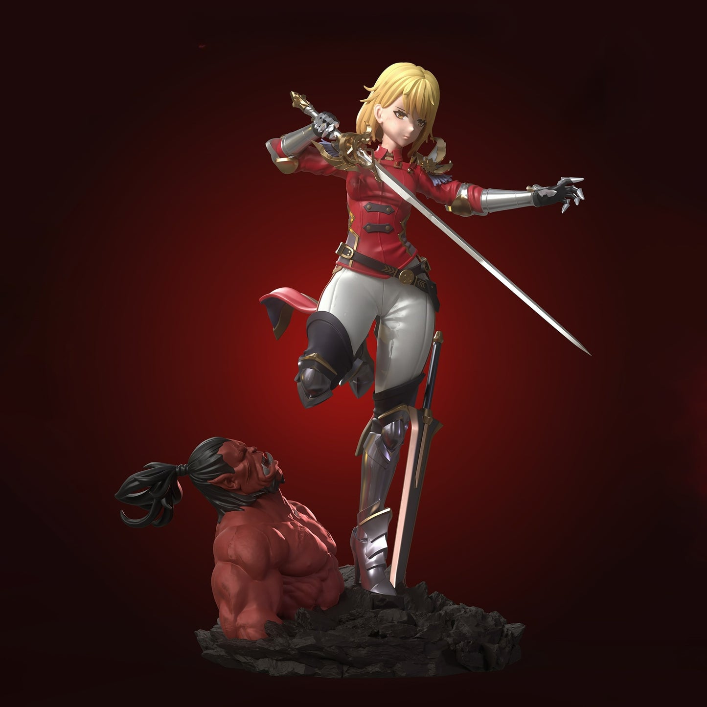 3805 Cha Hae-In NSFW - Solo Leveling - STL 3D Print Files