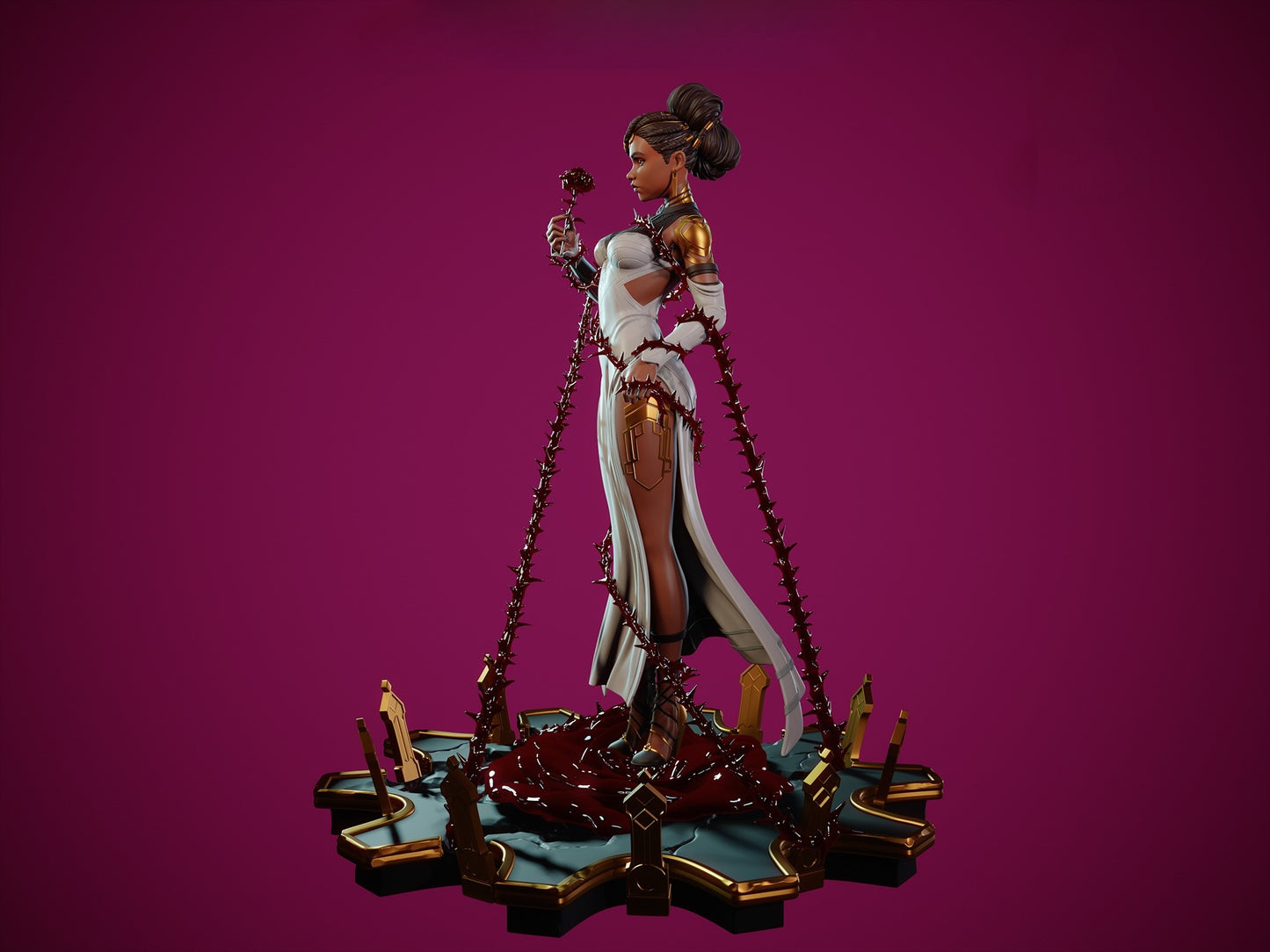 3450 Mel Medarda Arcane - League of Legends - STL 3D Print Files