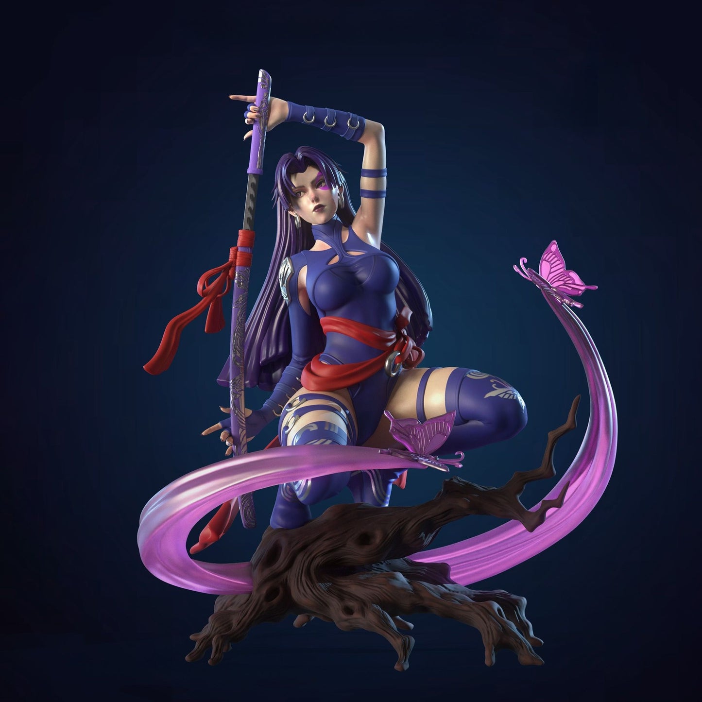 3806 Psylocke - X-men - STL 3D Print Files