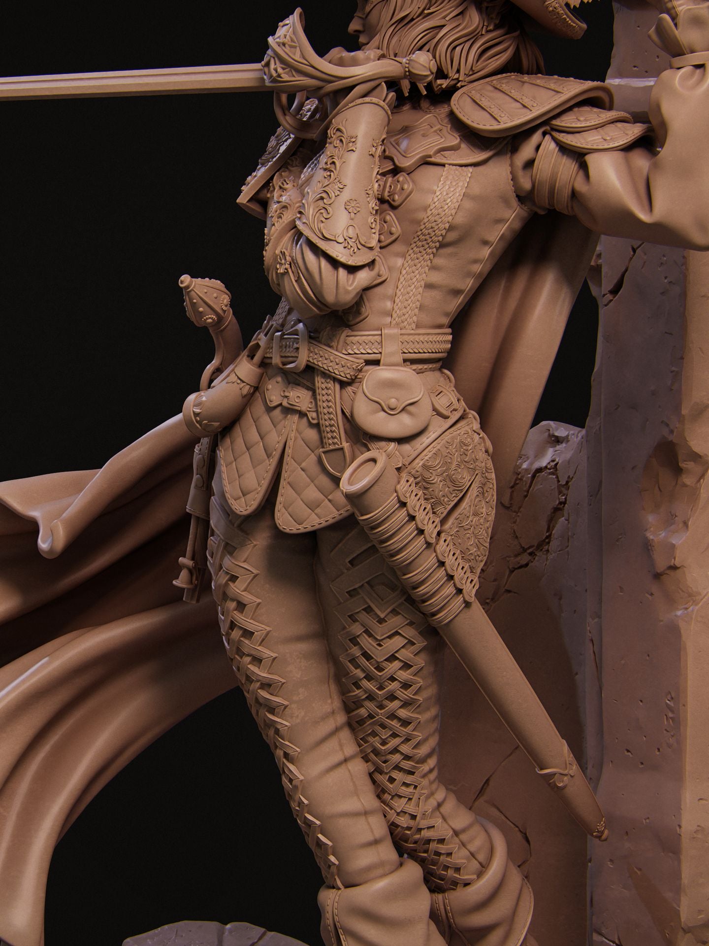 4281 Camilla Hunter - The Duelist - STL 3D Print Files