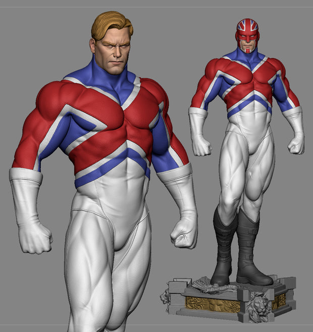 2714 Captain Britain - Marvel Comics - STL 3D Print Files