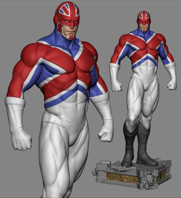2714 Captain Britain - Marvel Comics - STL 3D Print Files