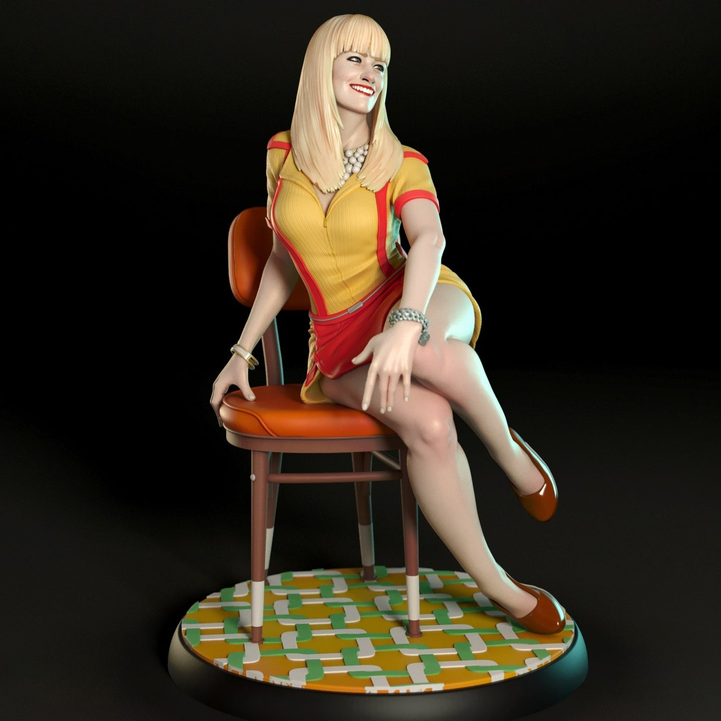 3784 Caroline Channing NSFW - 2 Broke Girls - STL 3D Print Files