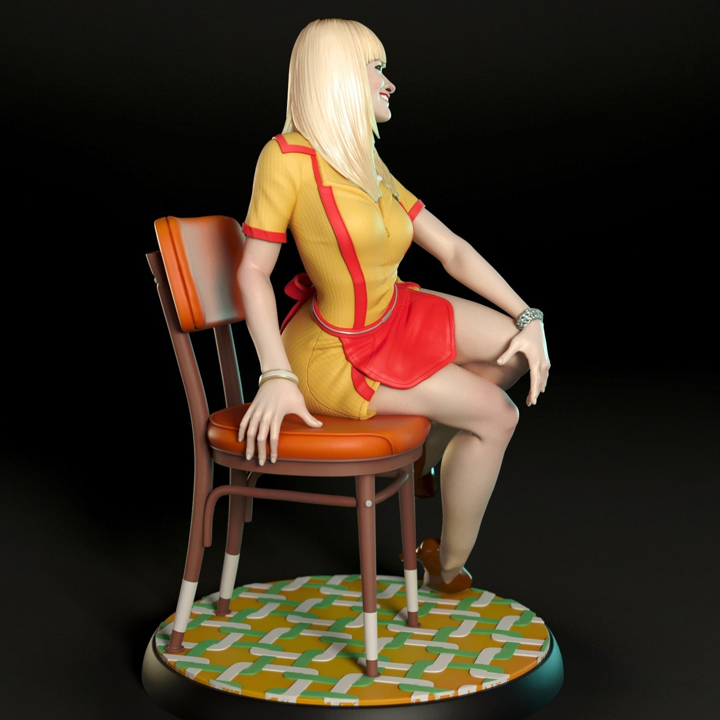 3784 Caroline Channing NSFW - 2 Broke Girls - STL 3D Print Files