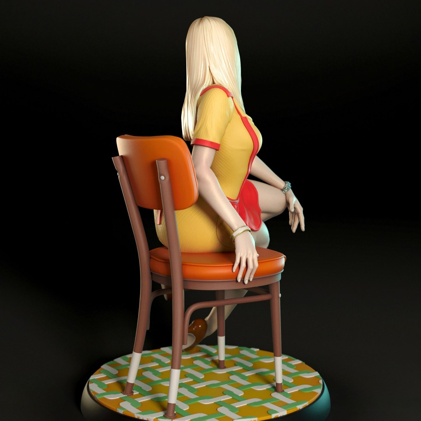 3784 Caroline Channing NSFW - 2 Broke Girls - STL 3D Print Files