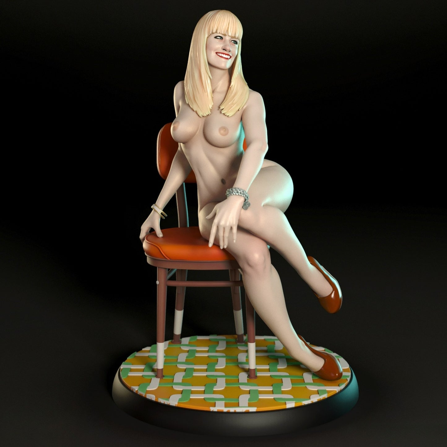 3784 Caroline Channing NSFW - 2 Broke Girls - STL 3D Print Files