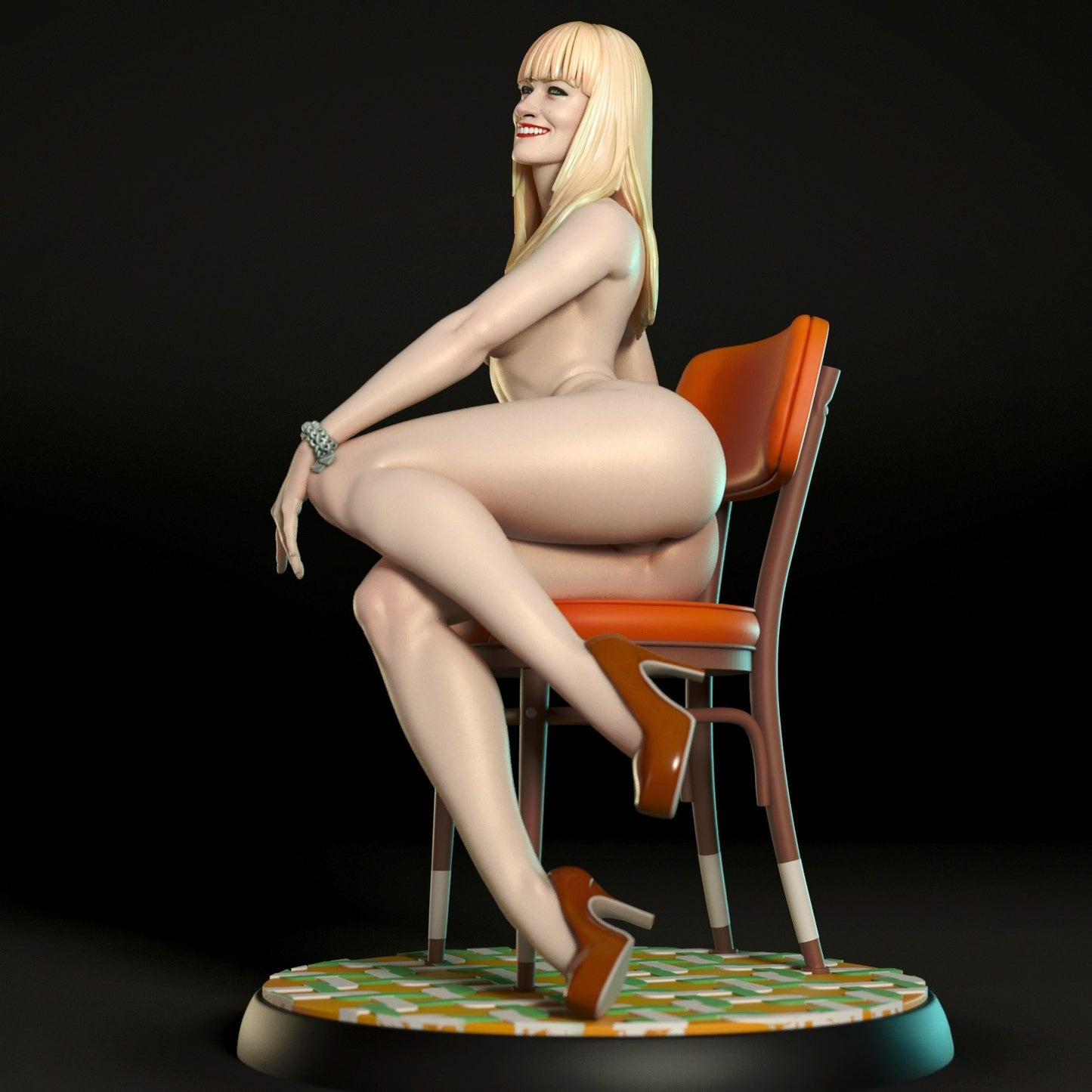 3784 Caroline Channing NSFW - 2 Broke Girls - STL 3D Print Files