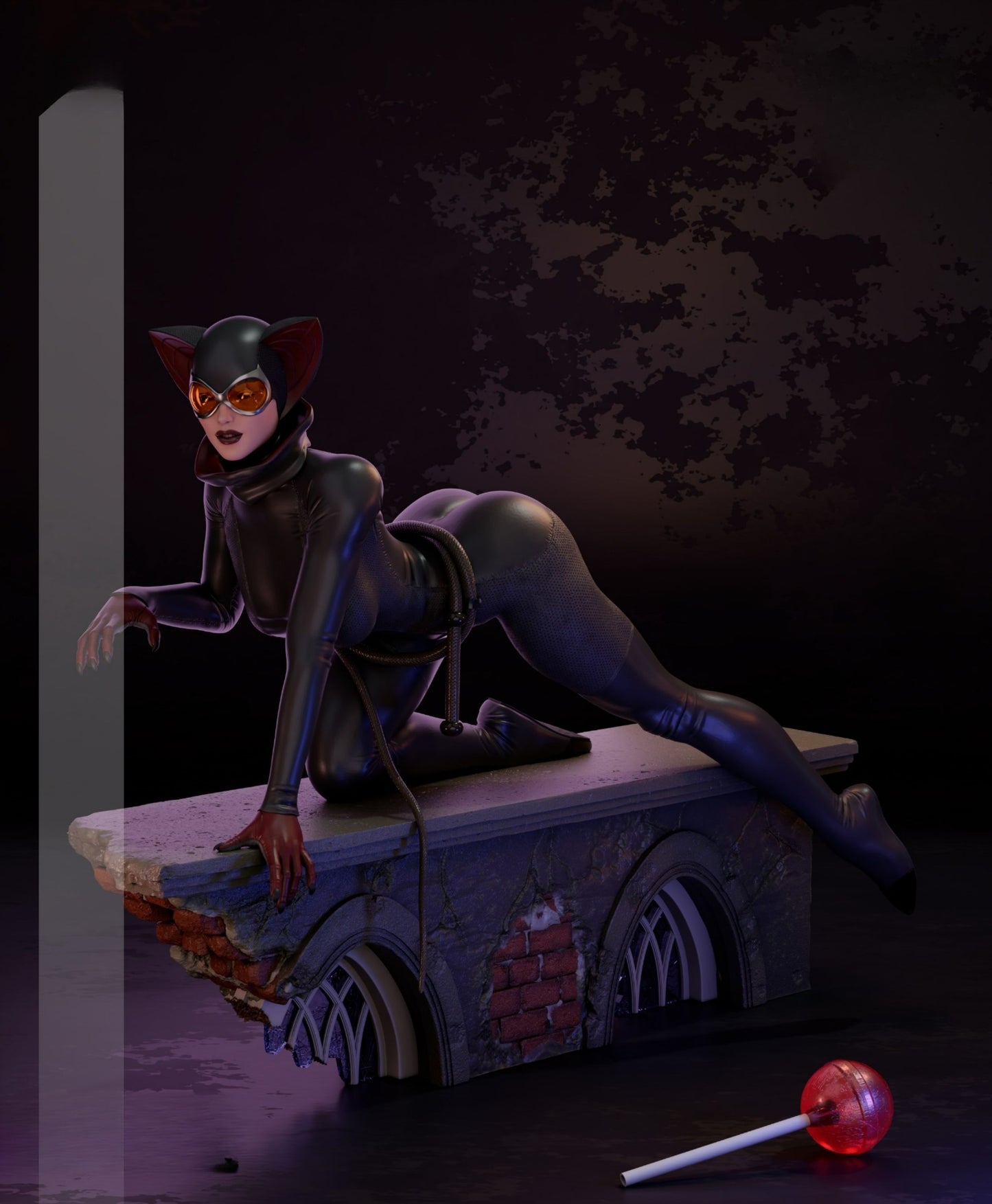 3830 Catwoman NSFW - DC COMICS - STL 3D Print Files