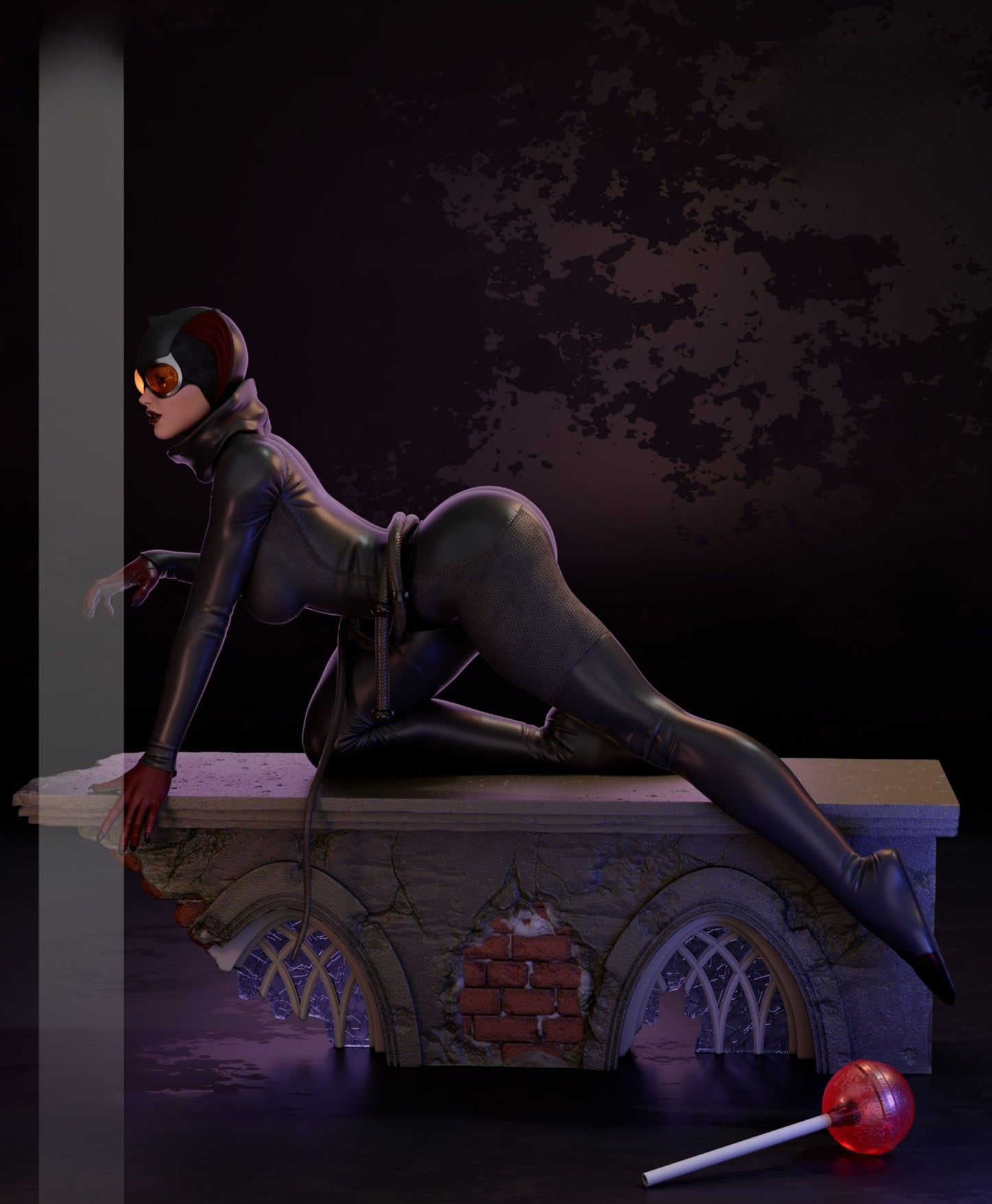 3830 Catwoman NSFW - DC COMICS - STL 3D Print Files