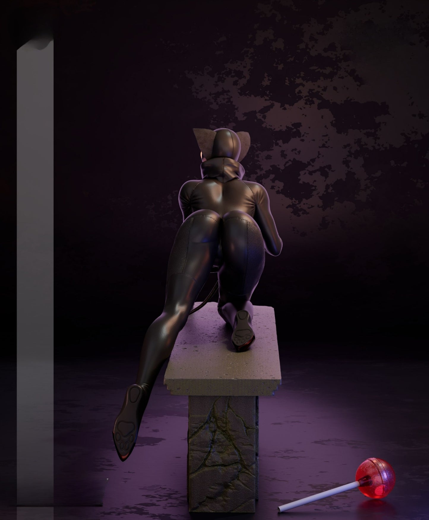 3830 Catwoman NSFW - DC COMICS - STL 3D Print Files