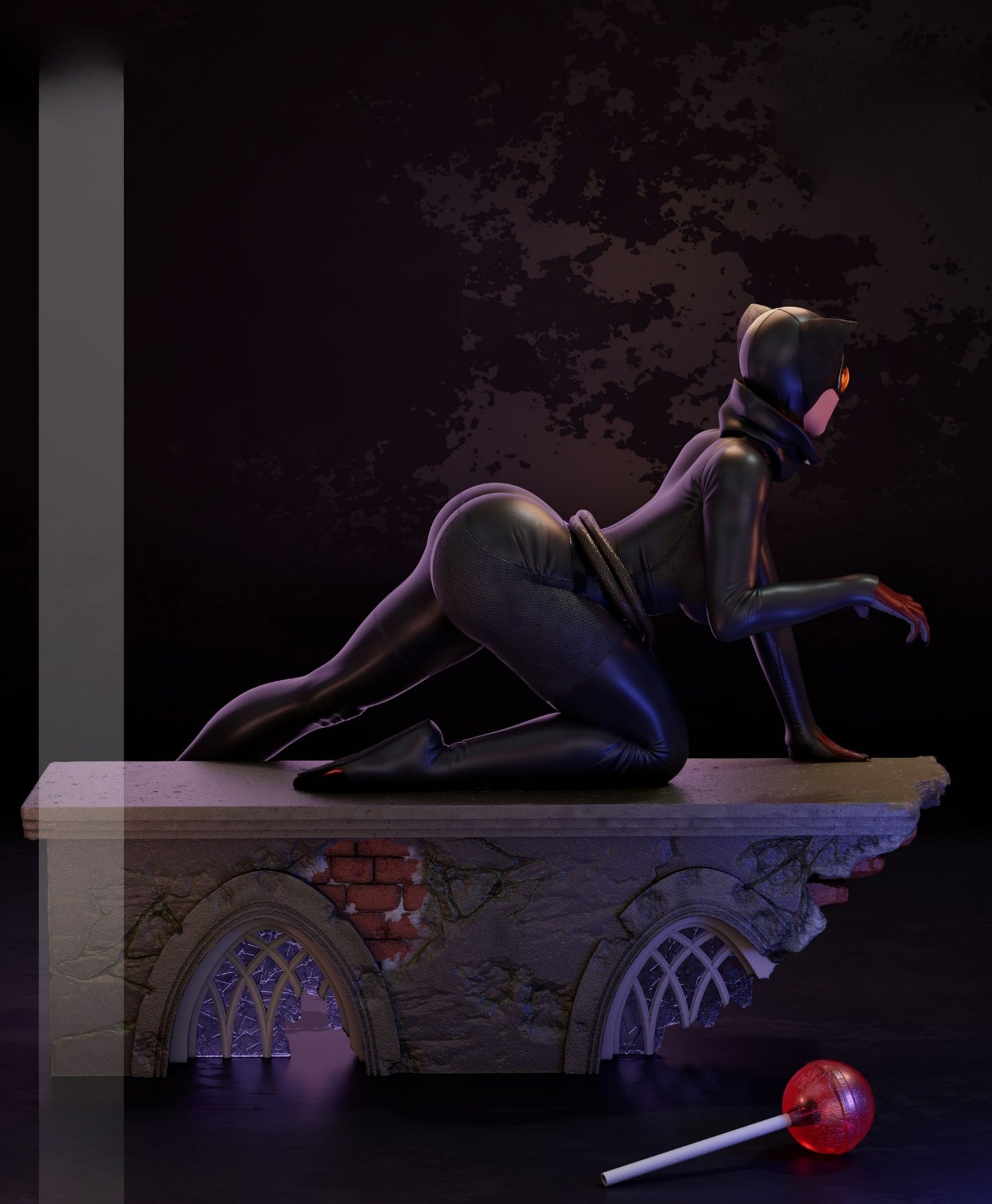 3830 Catwoman NSFW - DC COMICS - STL 3D Print Files