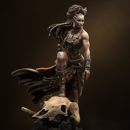 3642 Elzebe - Warrior Queen - STL 3D Print Files