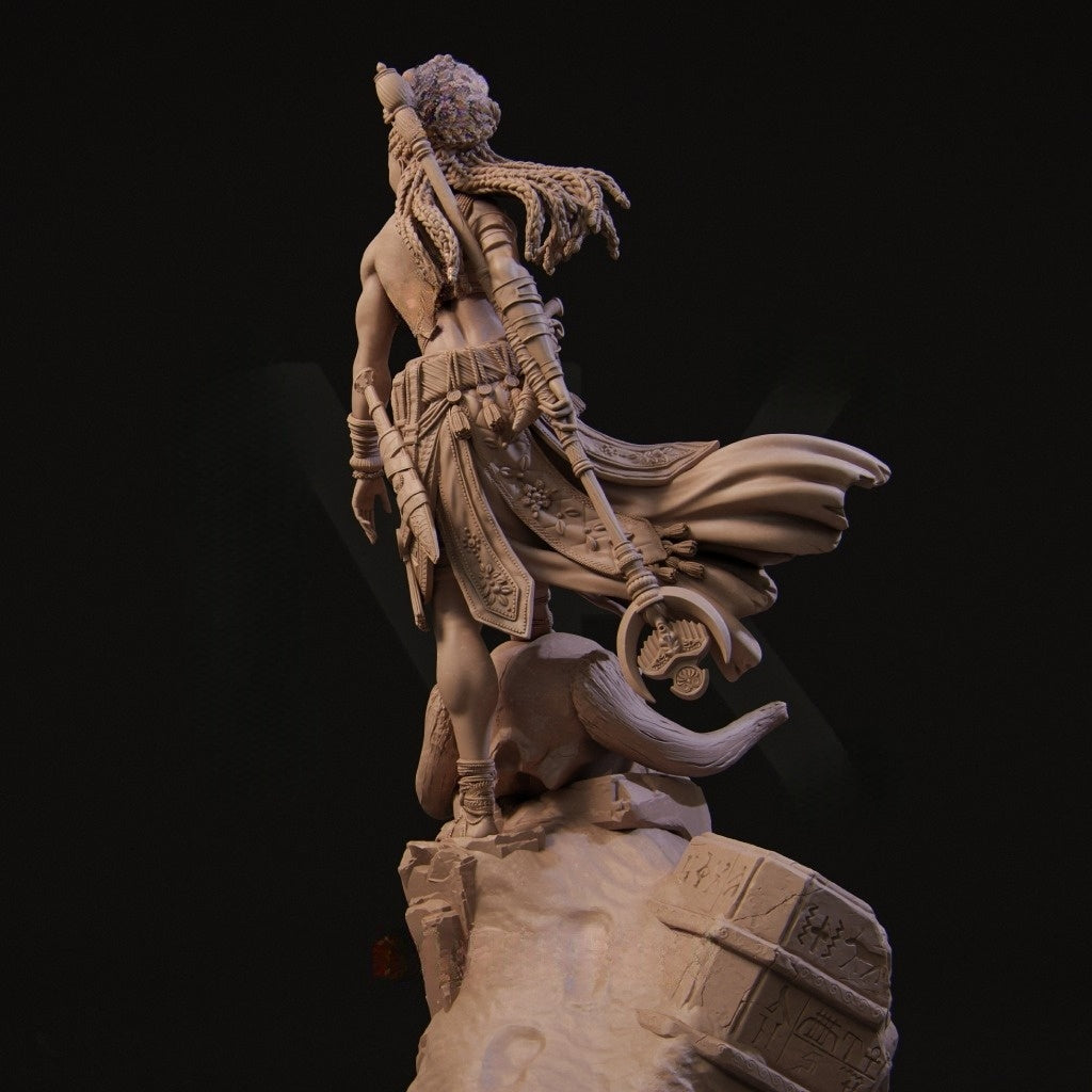 3642 Elzebe - Warrior Queen - STL 3D Print Files