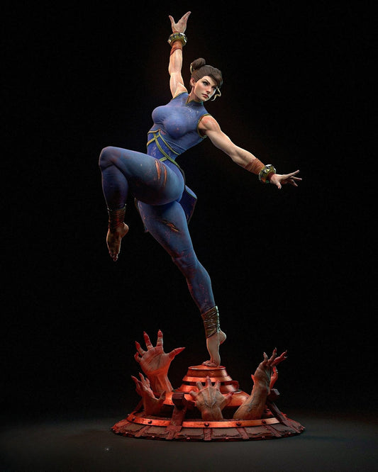 3721 Chun-Li - Street Fighter - STL 3D Print Files