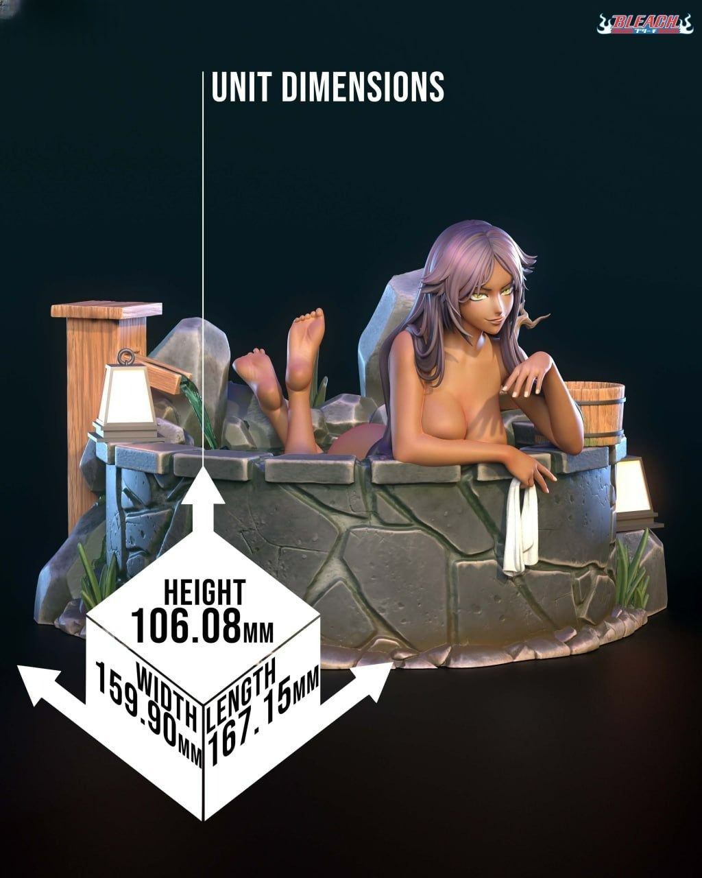 3508 Yoruichi Shihouin - Bleach - STL 3D Print Files