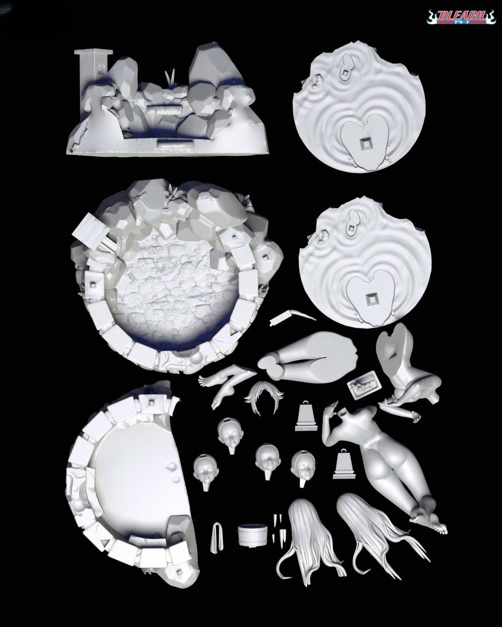 3508 Yoruichi Shihouin - Bleach - STL 3D Print Files