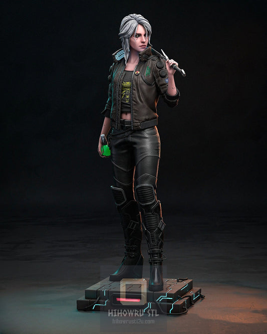 4319 Ciri - Cyberpunk 2077 - STL 3D Print Files