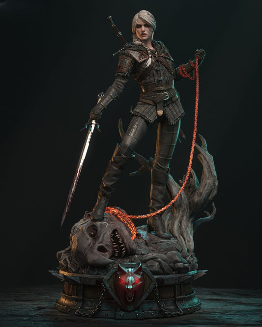 3995 Ciri - The Witcher 4 - STL 3D Print Files