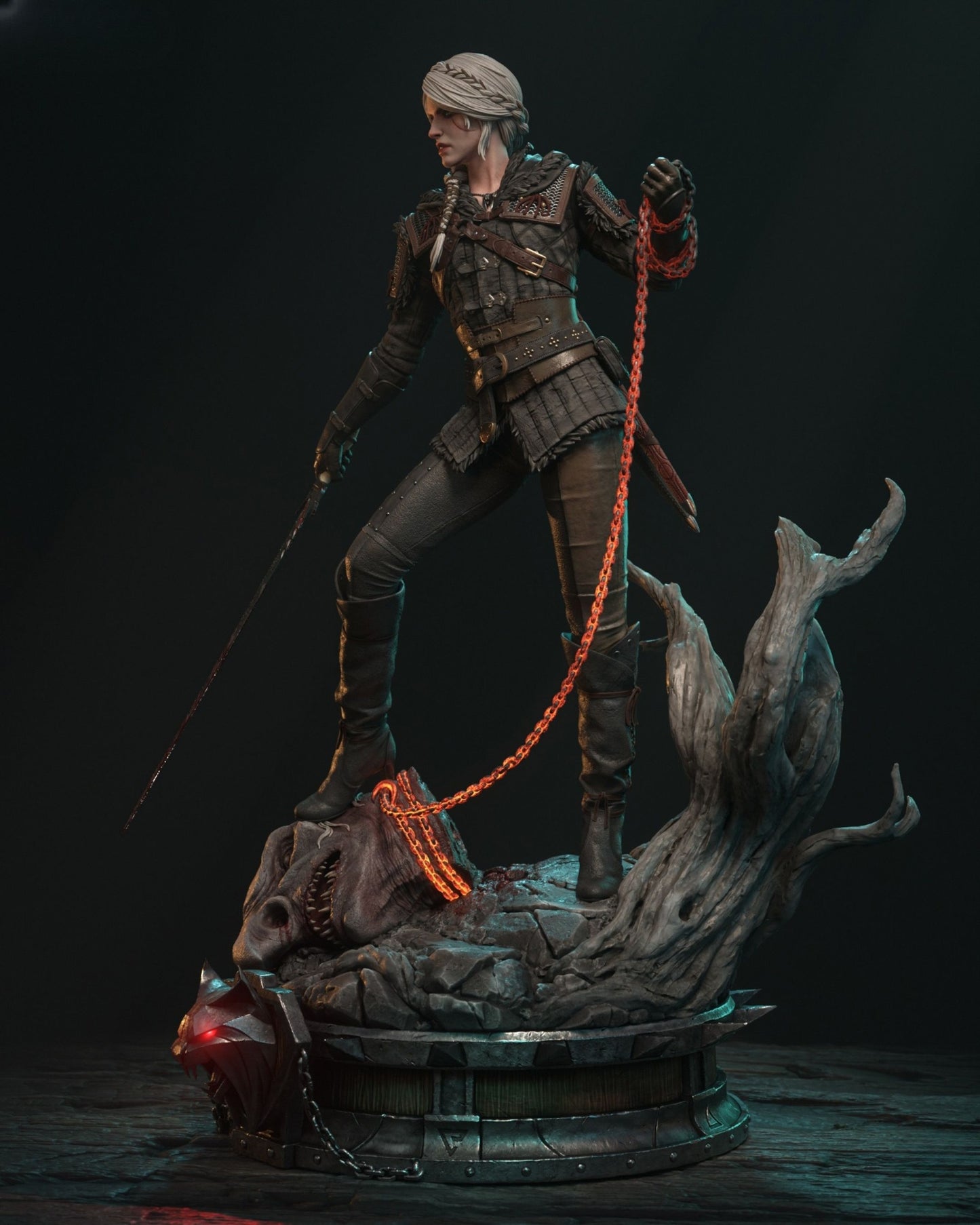 3995 Ciri - The Witcher 4 - STL 3D Print Files