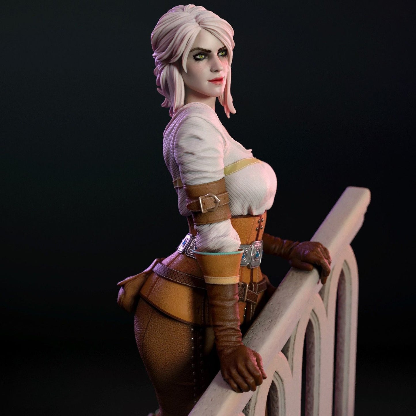 4216 Ciri NSFW - Witcher - STL 3D Print Files X 3D Animations