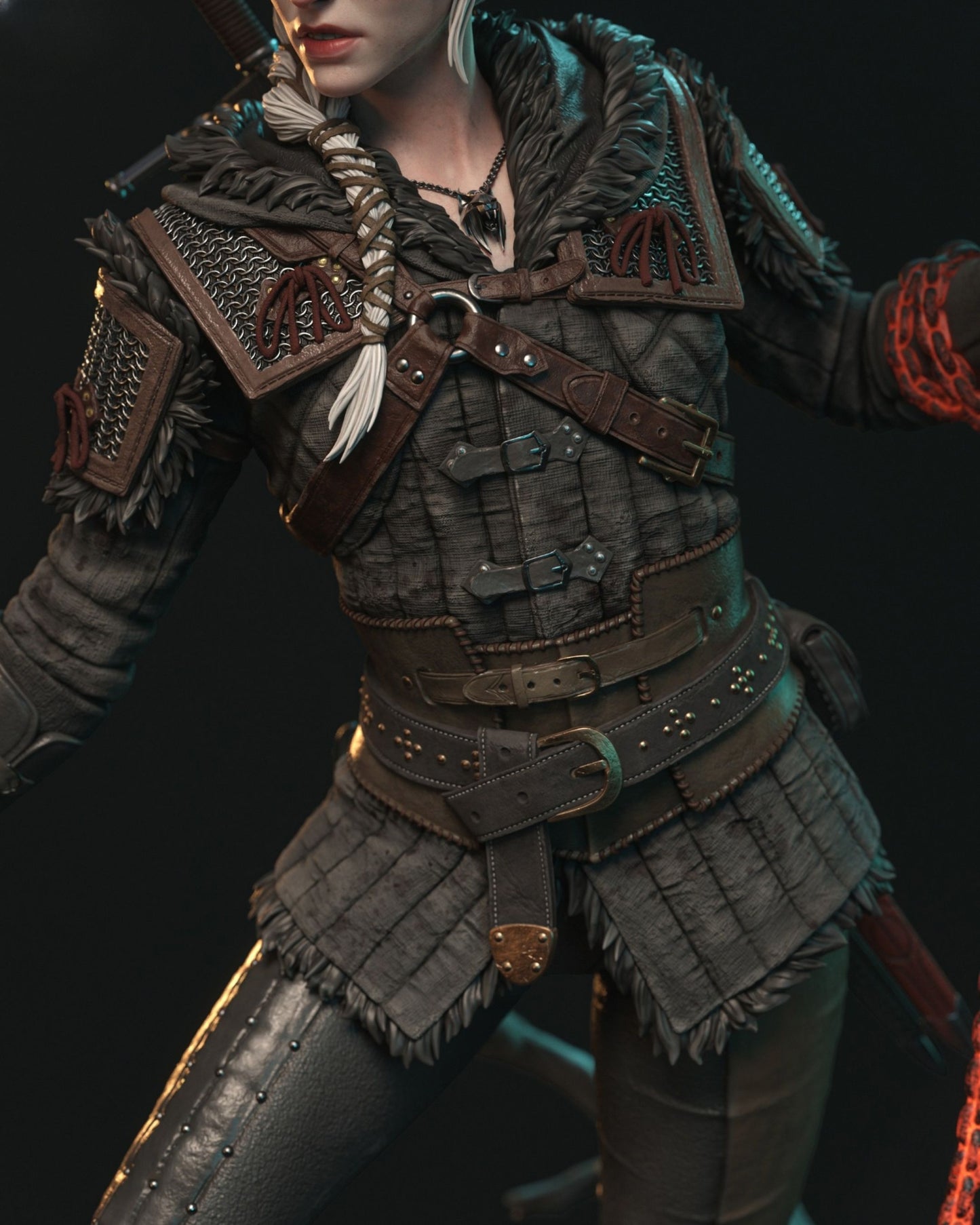 3995 Ciri - The Witcher 4 - STL 3D Print Files
