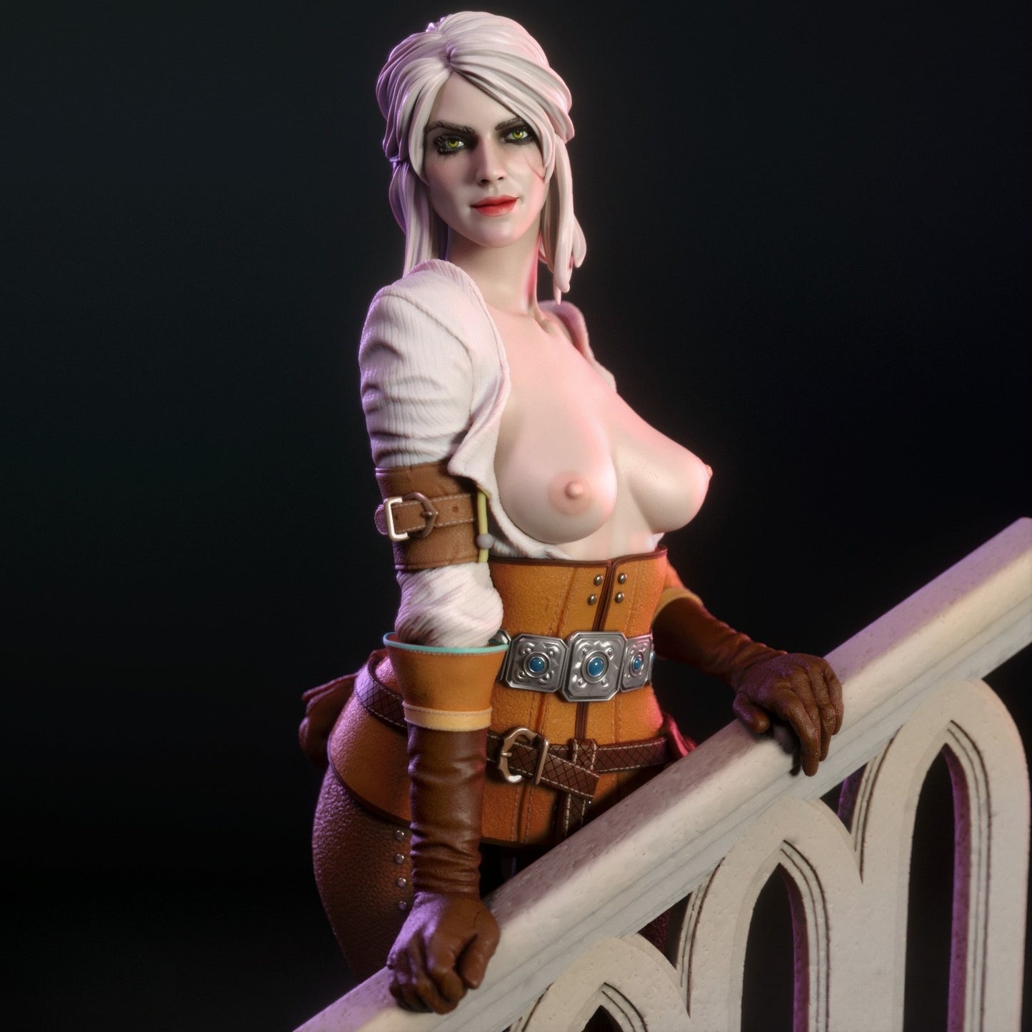 4188 Ciri NSFW - Witcher - STL 3D Print Files