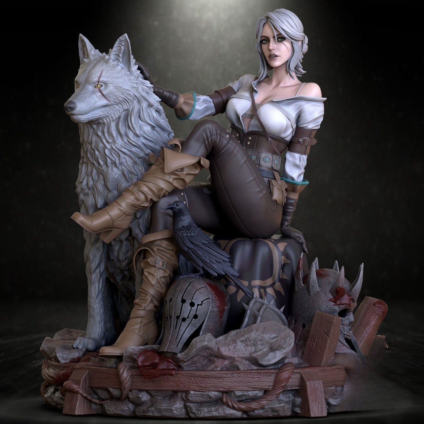 4275 Ciri NSFW - Witcher - STL 3D Print Files X 3D Animations