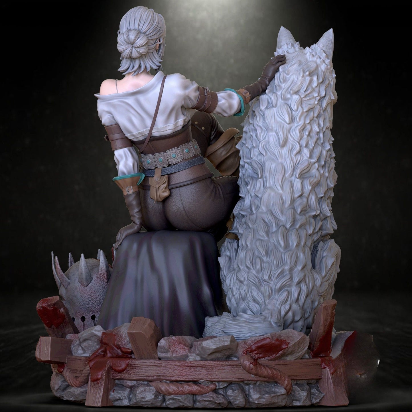 4275 Ciri NSFW - Witcher - STL 3D Print Files X 3D Animations