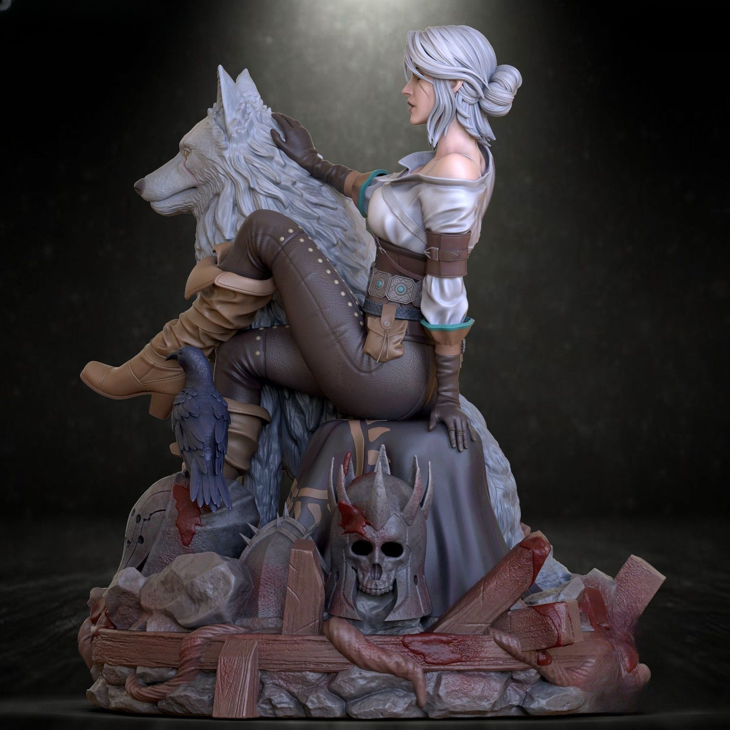 4275 Ciri NSFW - Witcher - STL 3D Print Files X 3D Animations