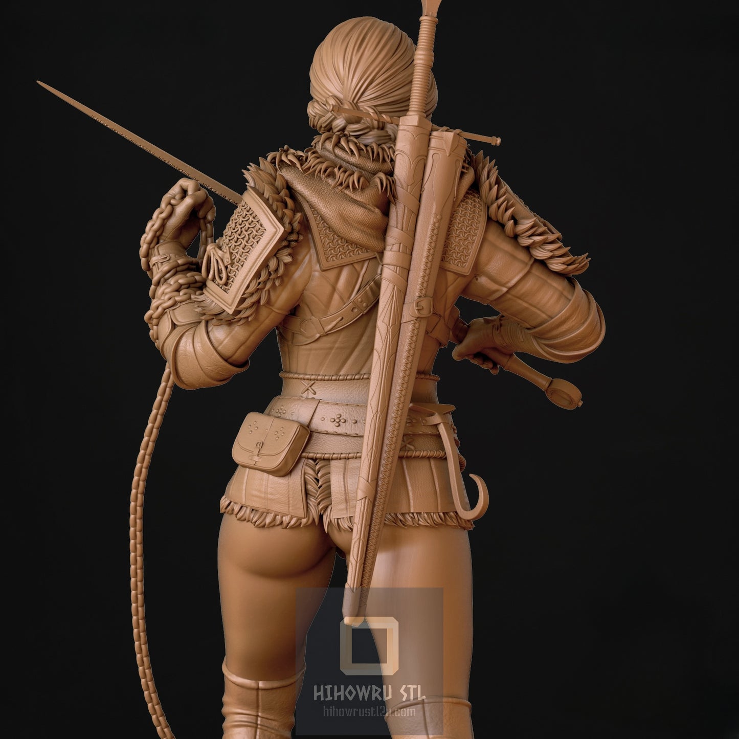4638 Ciri NSFW - Witcher - STL 3D Print Files