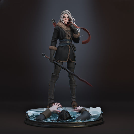 2951 Ciri - The Witcher 3 - STL 3D Print Files