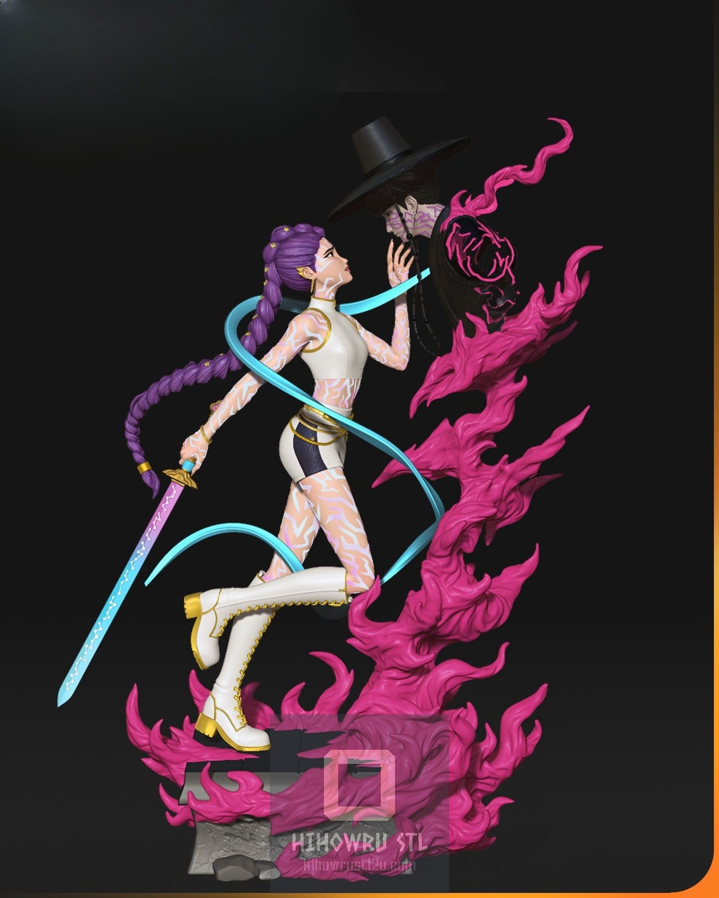 4342 Rumi - Kpop Demon Hunters - STL 3D Print Files