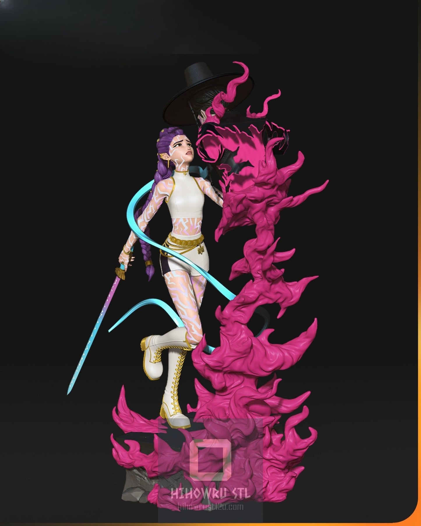 4342 Rumi - Kpop Demon Hunters - STL 3D Print Files