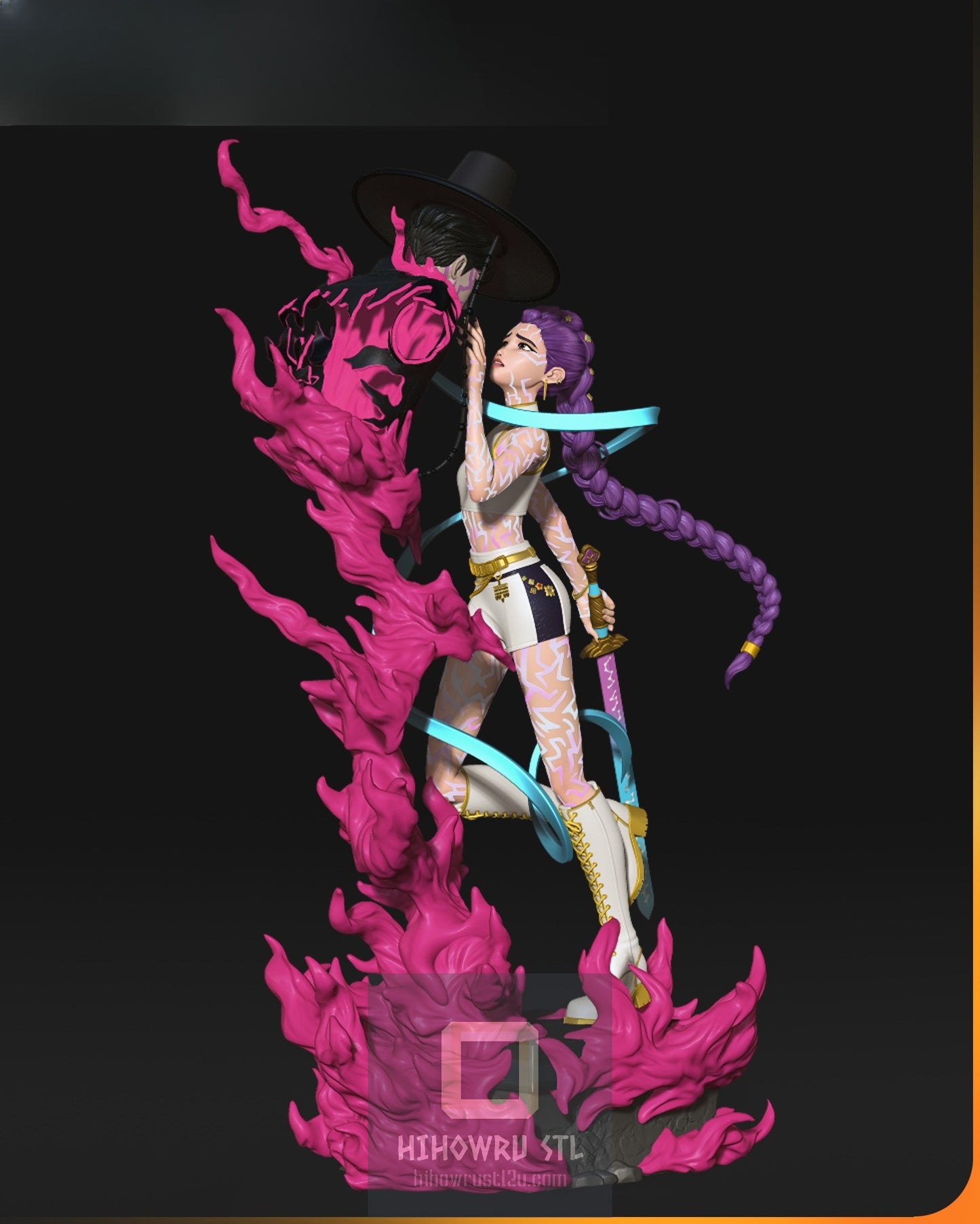 4342 Rumi - Kpop Demon Hunters - STL 3D Print Files