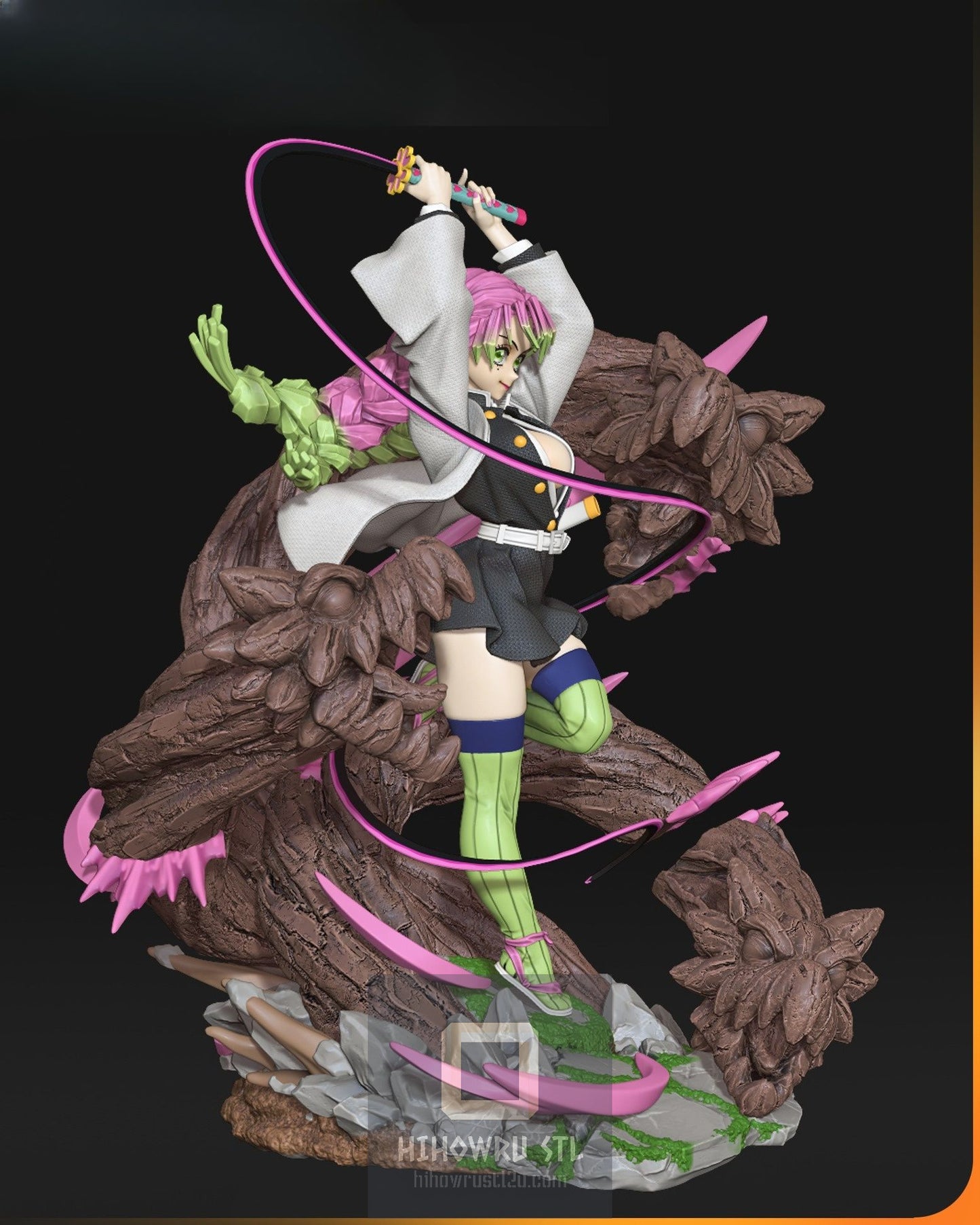 4602 Mitsuri Kanroji - Demon Slayer - STL 3D Print Files