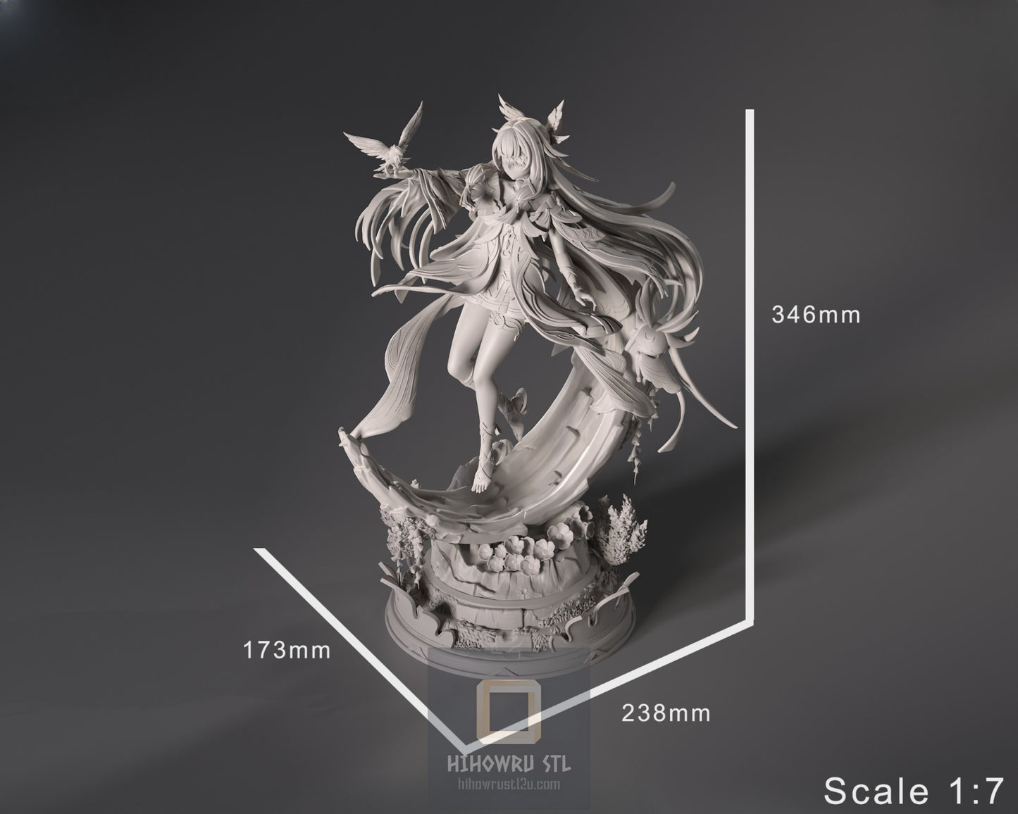 4840 Columbina - Genshin Impact - STL 3D Print Files