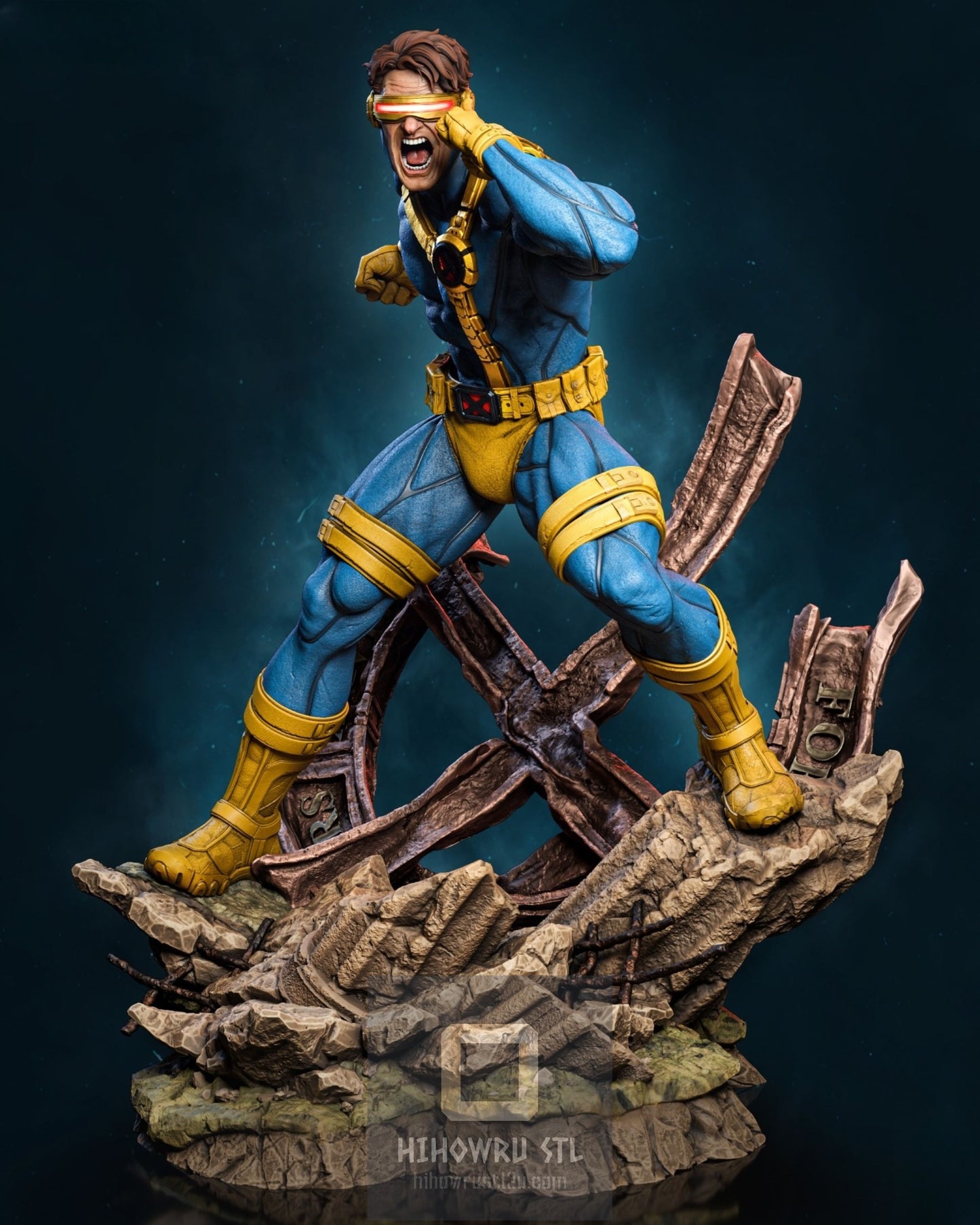 4328 Cyclops - X-Men - STL 3D Print Files