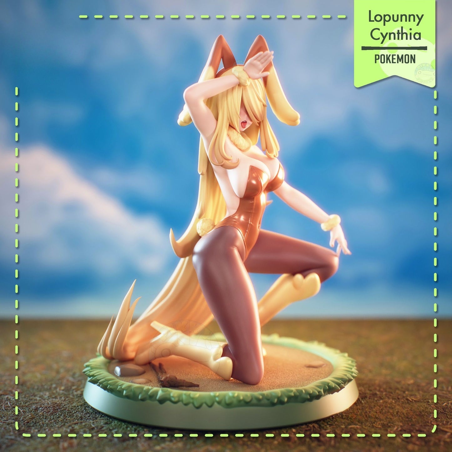 4150 Cynthia - Pokemon - STL 3D Print Files