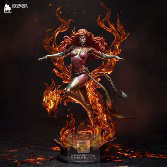 4645 Dark Phoenix - X-MEN - STL 3D Print Files
