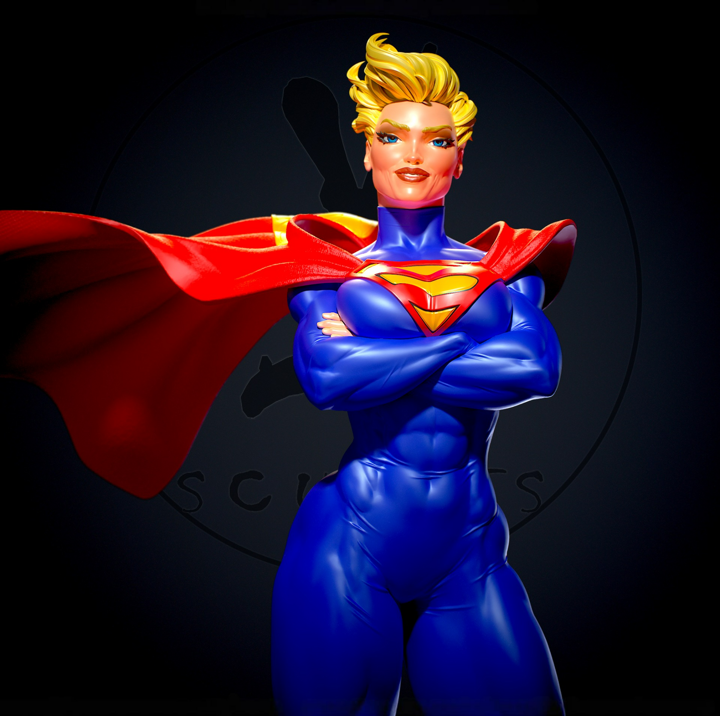 1880 Supergirl NSFW - Elseworld's Finest - STL 3D Print Files
