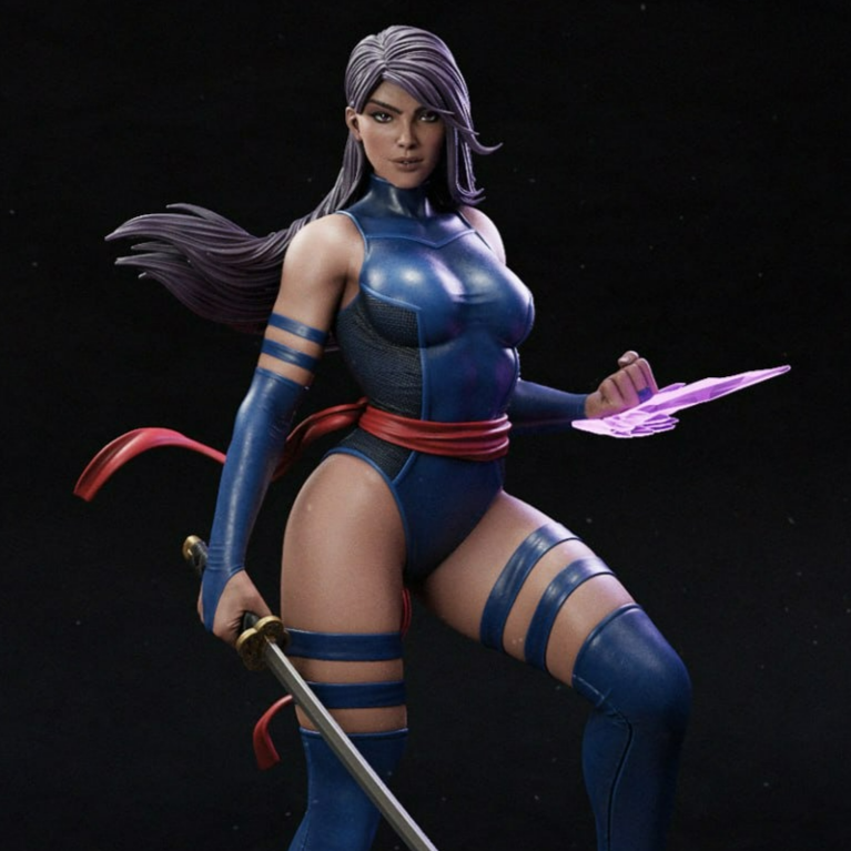 1982 Psylocke - X-MEN - STL 3D Print Files