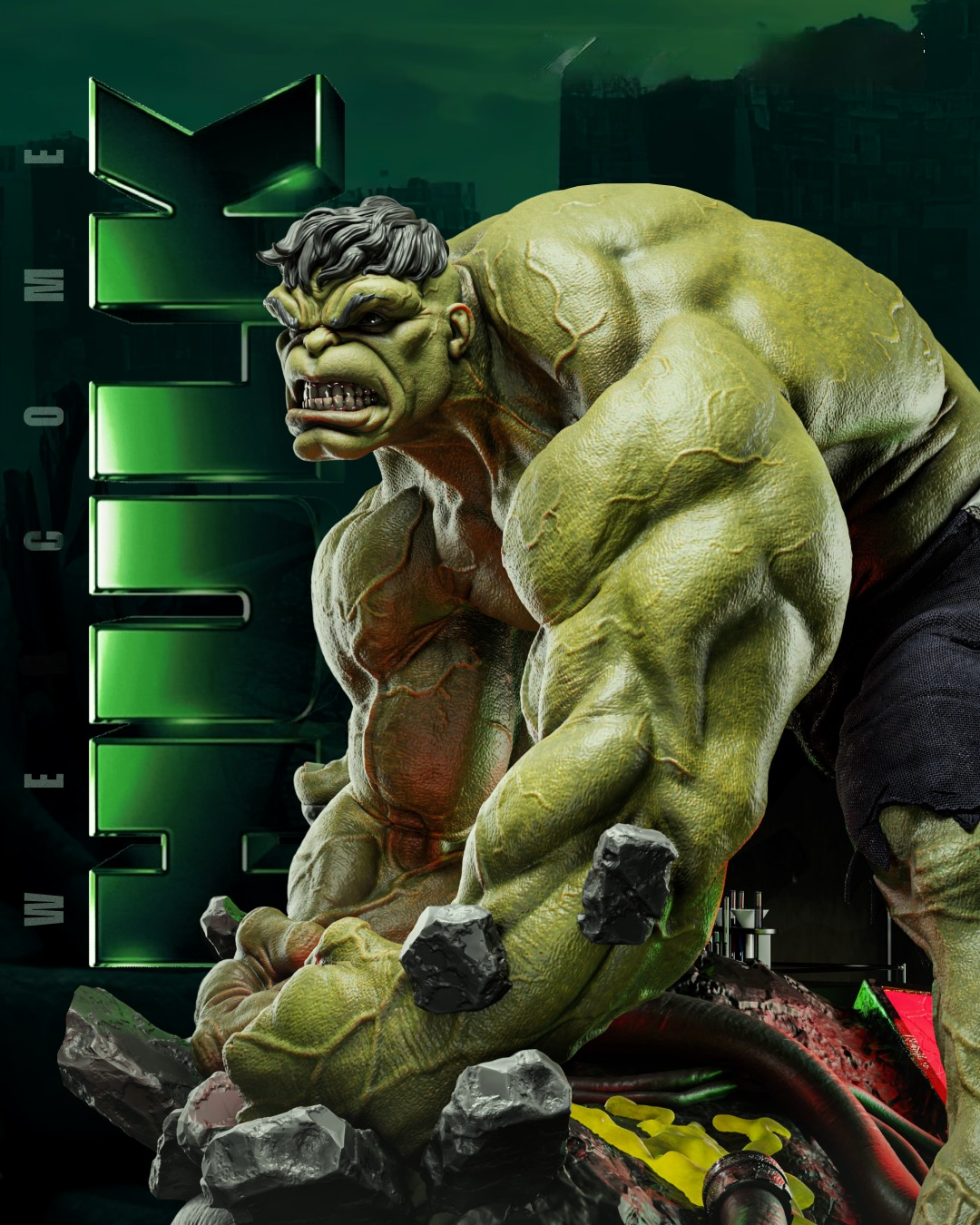 2080 The Hulk - Marvel Comics - STL 3D Print Files