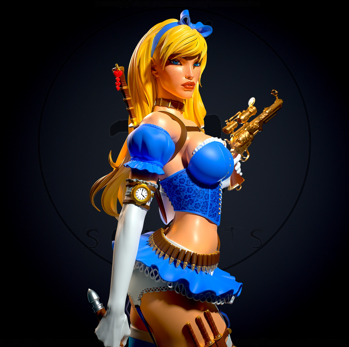 2084 Alice NSFW - Alice in Wonderland - STL 3D Print Files
