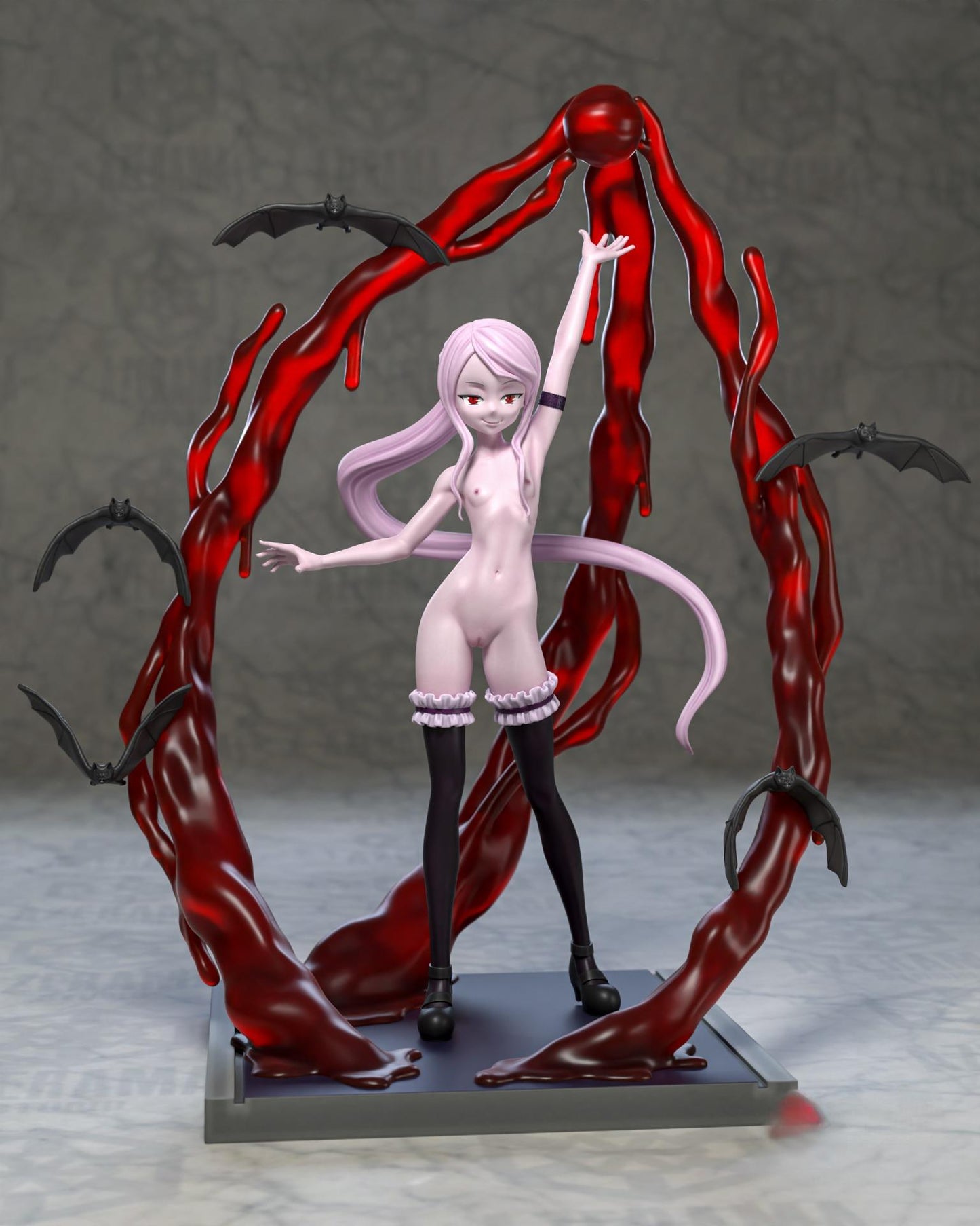 2179 Shalltear Bloodfallen NSFW - Overlord - STL 3D Print Files