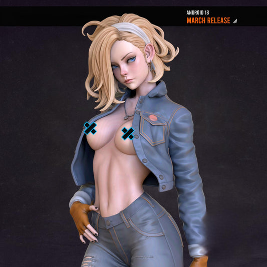 2196 Android 18 NSFW - Dragon Ball - STL 3D Print Files