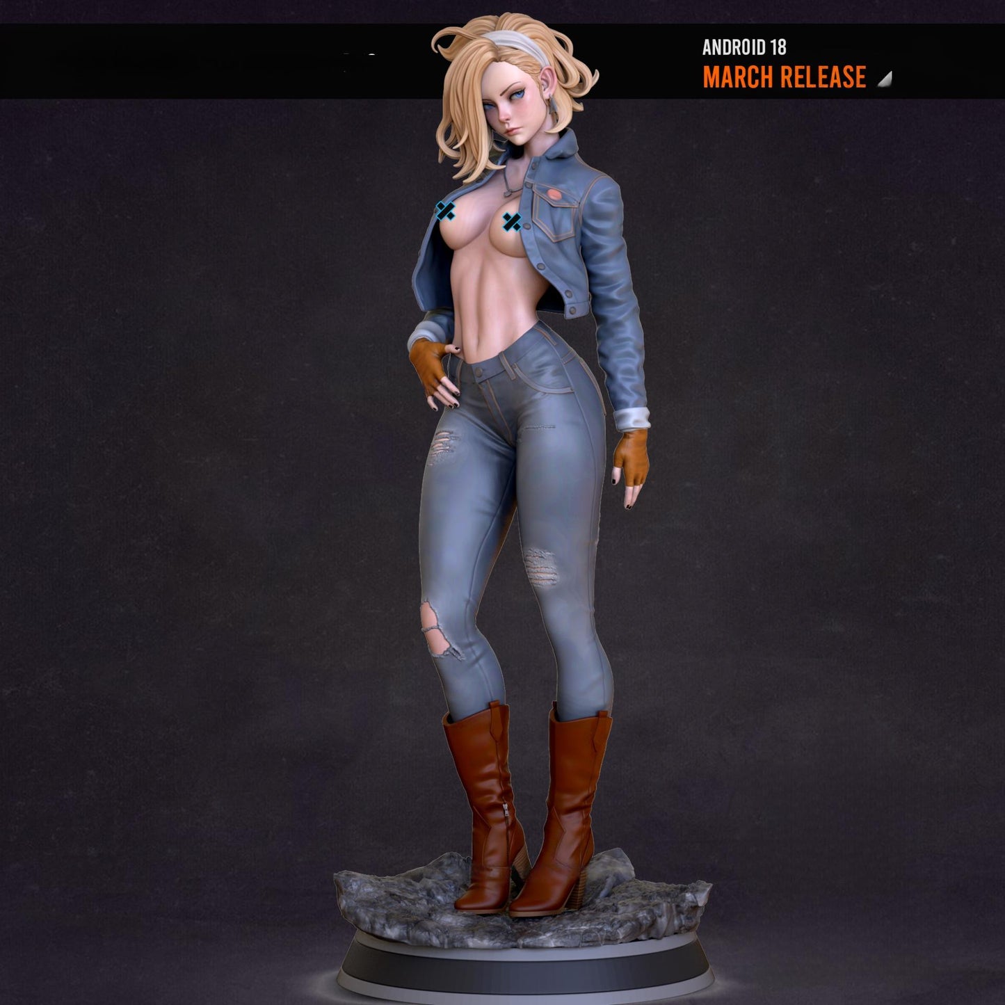 2196 Android 18 NSFW - Dragon Ball - STL 3D Print Files