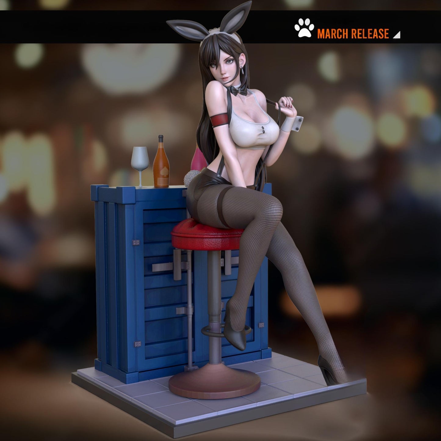 2197 Tifa Lockhart NSFW - Final Fantasy - STL 3D Print Files