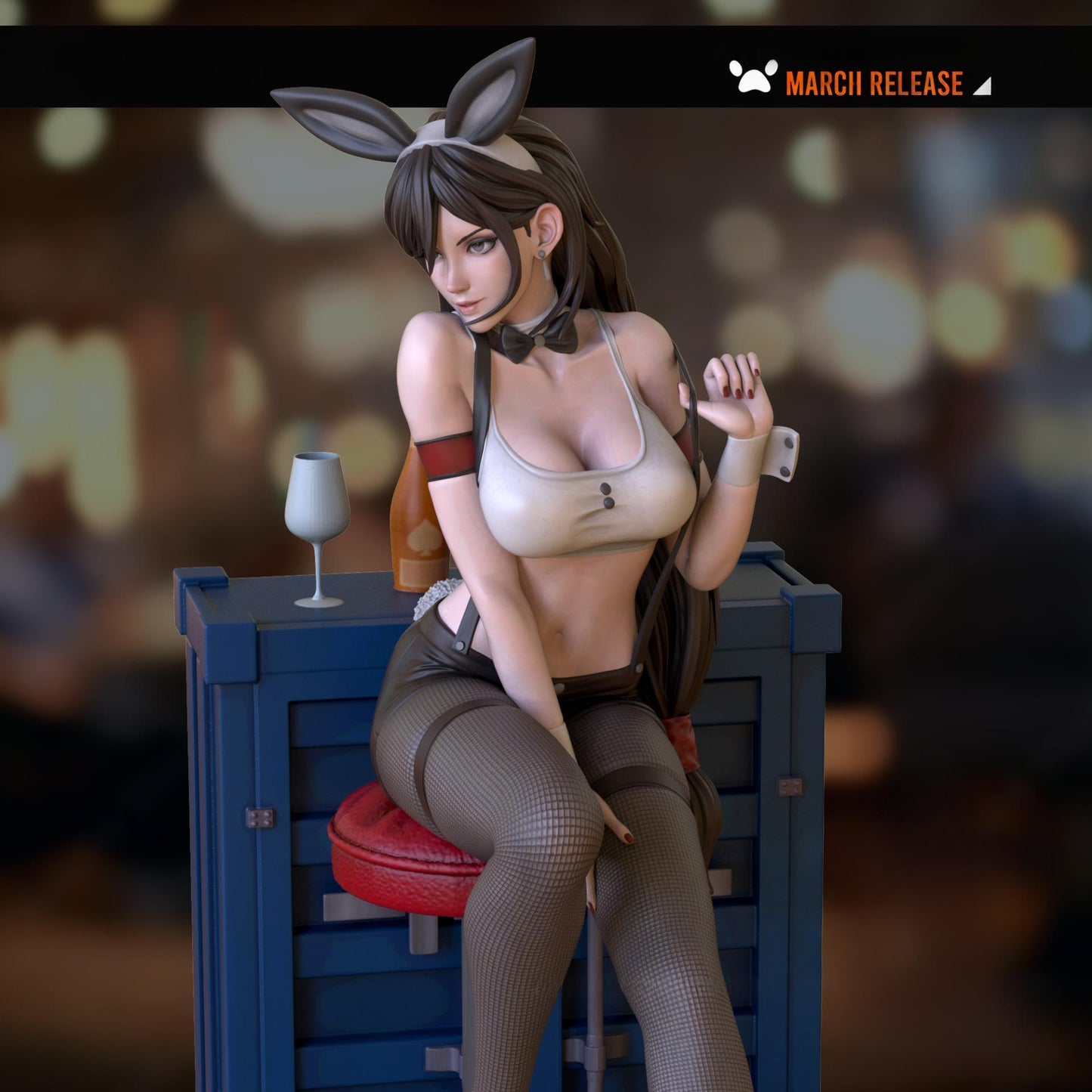 2197 Tifa Lockhart NSFW - Final Fantasy - STL 3D Print Files